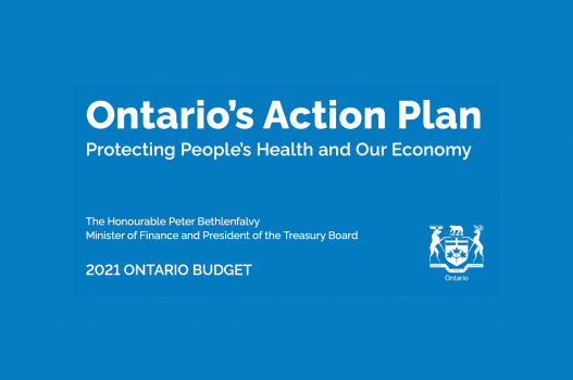OASIS’ Response to 2021 Ontario Budget